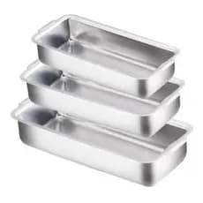 Forma de pão 3 peças