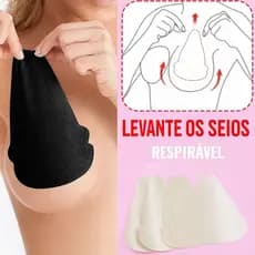 Kit 1--5 Sutia Fita Adesiva Invisível Elevador do Peito Bare Lifts Cor Bege Adesivo Grande