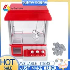 Crianças Mini Máquina De Jogo Venda Automática Música Doces Grabber Moeda Operado Garra Brinquedo Presente Para