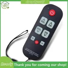 A-TV10 TV Remoto Para Idosos Controlador Universal Controle Simples À Prova D'água Com Luz LED Todos Os Modelos De