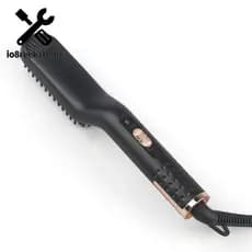 Kit De Escova Aquecida Para Barba Elétrica , Alisador De Cabelo Masculino , Modelador Rápido , Pente Elétrico Preparação