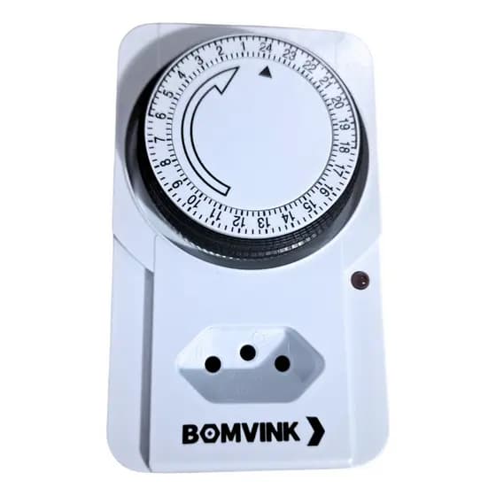 Temporizador Timer Mecânico Bivolt 110/220V Bombas Piscina Programável
