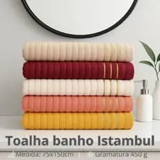 Promoção Jogo 10 Toalhas De Banho 100% Algodão Alta Absorção Gramatura 300-500g Modelos Variados
