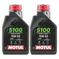 2 Litros Óleo De Motor Motul 5100 15w50 4t Semi Sintético Bmw Suzuki Ktm Ducati