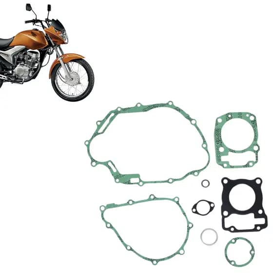 Jogo de Juntas do Motor (Sem Borracha) - Vedamotors - Honda Cg 150 Titan Fan, Crf 150f, Nxr 150 Bros