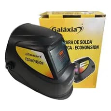 MASCARA DE SOLDA AUTOMATICA GALAXIA MIG TIG MMA DIN 11 PROFISSIONAL PRETA ECONOVISION