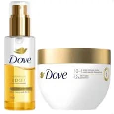 Kit Máscara + Óleo Dove Bond Intense Repair