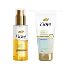 Kit Dove Intense Repair Óleo Sérum Bifásico + Creme Leave In