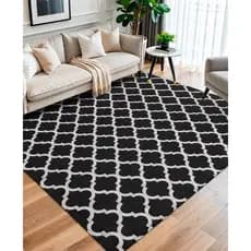 Tapete 3,00 M X 2,00 M Diversas Estampas Antiderrapante Clean Moderno Para Sala Quarto Escritório