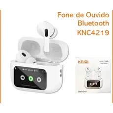 Fone De Ouvido Tela/Display Touch Original Kaidi 4219 Cancelamento De Ruído Bluetooth