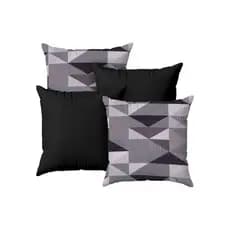 Capa de Almofada Decoração Enfeites Para Sala Kit 4 Peças 45x45 Com Zipér Invisível