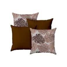 kit 4 Capa Para Almofada 45x45 Decorativas com Ziper Para Sala