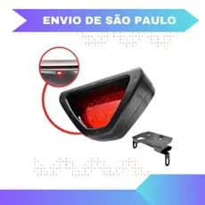 Brake Light Triangular modelo Formula F1 terceira Luz Freio Universal Anti Colisão