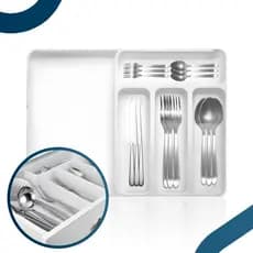 Organizador De Gaveta Extensível Divisor Talheres Utensilios Cozinha