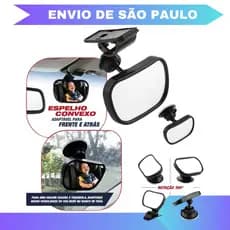 Espelho Retrovisor Para Carro Segurança Bebê a Bordo Seguro