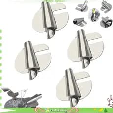 ⚡️Kit De Pé Para Máquina De Costura , 4 Unidades , Bainha Enrolada , 7Mm De Largura Estreita , Calcador De