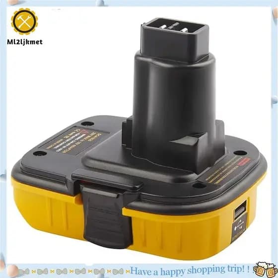 Adaptador De Bateria Compatível Com DCA1820 20V , Conversor Para De Lítio 20V DC9096 DE9098 DE9096