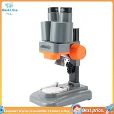 Hbmaomekie 40X Microscópio Estéreo Binocular Top LED PCB Solda Espécime Mineral Observando Crianças Educação Científica