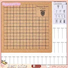 Macrame Cortiça Trança Placa 7x7 Polegada Pinos Kit Para Fazer Jóias Medição Rosqueamento Iniciantes Arte DIY