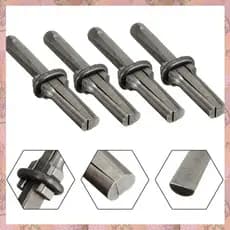[B J R W] 4 Peças De Cortadores De Pedra , Cunhas , Ferramentas De Quebra Talhadores De Ferro , Conjunto De Manuais Fácil De Usar