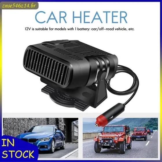 [Bjrw] Aquecedor De Carro Universal 12V Acessórios De Resfriamento De Aquecimento De Interior Ventilador Removedor De Né