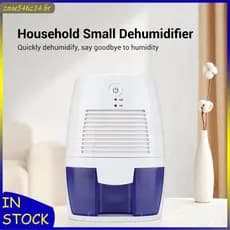 [Rbw] 500ml Desumidificador Portátil Mudo Absorvedores De Umidade Secador De Ar Para Sala De Casa Cozinha Desodorizador
