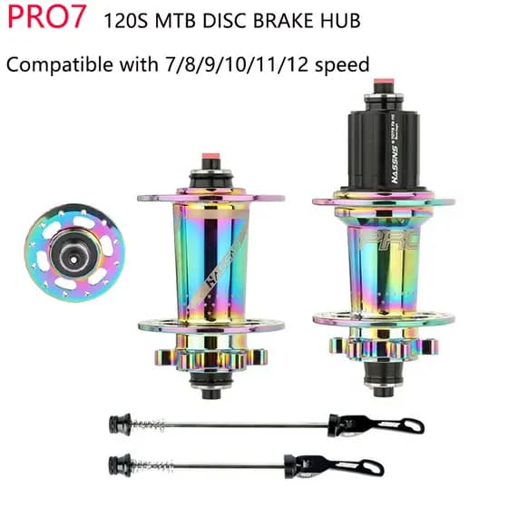 cubo K7 barulhento cubo pro7 Cubos para mountain bike 120 chocalhos compatibilidade7 8 9 10 11 12 Velocidades