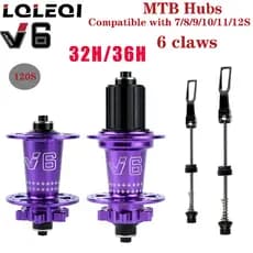 MTB Hubs 32/36 Hole Bearing Mountain Bike Freehub Bucha De Bicicleta Com Cubo De Ruído Do Traseiro 12 11 10 9 8 7 Velocidade