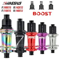 HASSNS PRO7 HG/XD/MS Cubo De Bicicleta 24/32 Furos J-Dobra Raios Através Do Eixo 12X142/148MM Rolamento Selado Para Moun