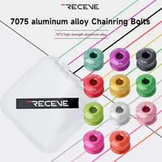 RECEVE Parafusos De Coroa De Bicicleta 6.5mm 5 Peças Roda Dentada Integrados De 7075 Liga De Alumínio Para Manivelas Mon