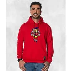 Moletom Com Bolso Capuz Estampado Unissex Confortável Fone Curtindo Som