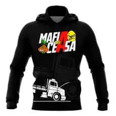 Blusa Moletom Caminhoneiro Rota 262 Mafia Do Ceasa