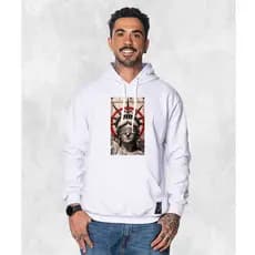 Moletom Estampado Algodão Blusa De Frio Confortável Liberdade Cega