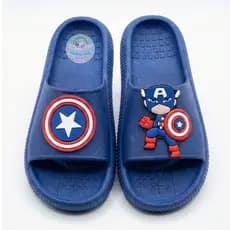 Chinelo Slide Menino do 27/28 ao 41/42 Confortável Dia a dia Passeio Escola Cap. América e Escudo