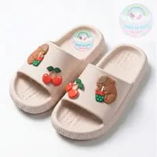 Chinelo Slide Meninas do 27/28 ao 41/42   Delicada Leve Confortável Dia a dia Passeio Capivara Suco