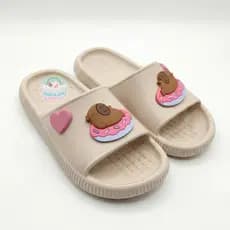 Chinelo Slide Menina do 27/28 ao 41/42 Leve Confortável Dia a dia Passeio casual Capivara Donuts