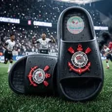 Chinelo Slide Menino e Menina do 27/28 ao 41/42 Leve Confortável Escola Passeio Corinthians