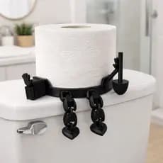 Porta Papel Higiênico Diferente Criativo Decorativo Banheiro