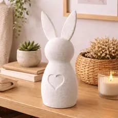 Coelho Decorativo Minimalista para Mesa de Centro ou Estante