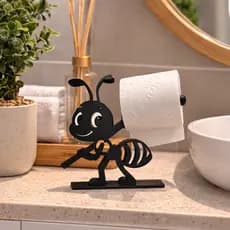 Suporte Papel Higiênico Formiga Moderno e Decorativo