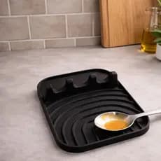 Suporte para Colher Cozinha Evita Sujeira na Bancada