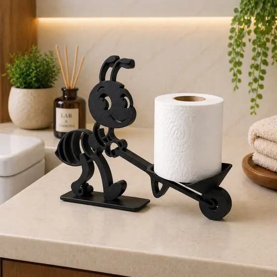 Suporte Papel Higiênico Diferente Criativo Banheiro Decorativo