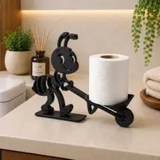 Suporte Papel Higiênico Diferente Criativo Banheiro Decorativo