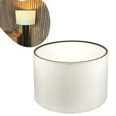Cúpula De Abajur 40x25 Cm Modelo Moderno Em Tecido Artesanal - Luminária Lustre Pendente De Teto