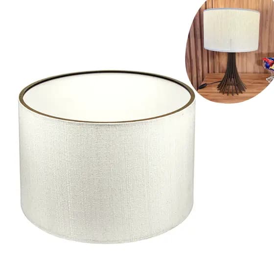 Cúpulas Decorativa Para Abajures Lúminaria Pendentes | Modelo Artesanal Com Tecido