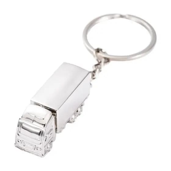 Chaveiro De Metal em Formato De Caminhão Personalizável