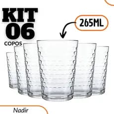 COPO ÁGUA 265ML BATUQUE NADIR