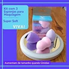 KIT 3 ESPONJAS SUUPER SOFT - VIVAI