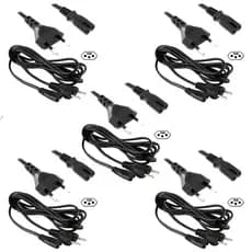 Cabos de Força Bipolar P/ Fonte Pc Monitor Vídeo game Ps2 Ps3 Xbox One tv radio 1.5m Padrão Inmetro - 1.5M