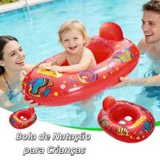 Boiá  infantil para natação flutuante com Encaixe para as Pernas,Anti-Rolamento + Segura Antibactérico 3A